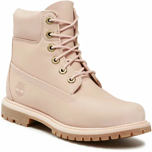 Timberland Pohodni čevlji 6In Premium Boot - W TB0A5SRF6621 Light Pink Nubuck