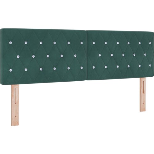 Box Spring Krevet s Madracem Tamno Zeleni 140x190 cm Bar&amp;scaron;un Slike