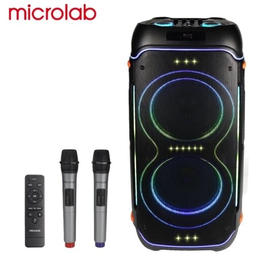 Microlab PT1000PRO karaoke zvucnik 500W,Bluetooth, LED,21700/11.1V/10500 mAh,TSW,AUX,FM,USB/TF+Mik Cene