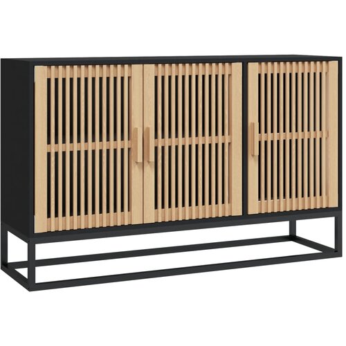 Maison Chic Komoda - Predalnik črna 105x30x65 cm inženirski les, (21716347) Slike