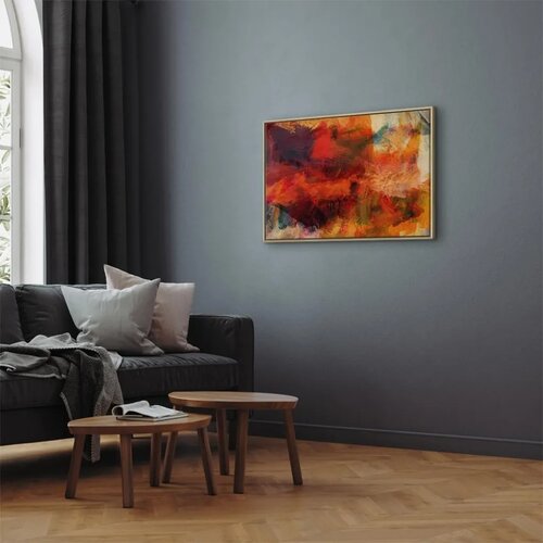  Slika - Explosion of Wild Colors (1 Part) Wide 120x80 U prirodnom drvenom okviru Cene