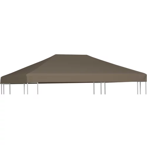 vidaXL Streha za paviljon 310 g/m² 3x3 m taupe, (20580650)