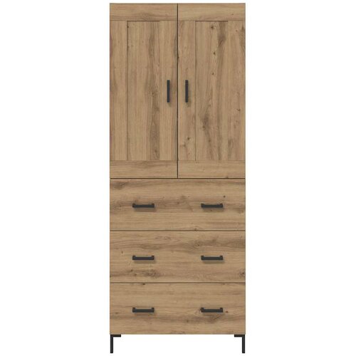  Highboard 2 kom. Umjetnički hrast 69,5 x 34 x 180 cm Slike