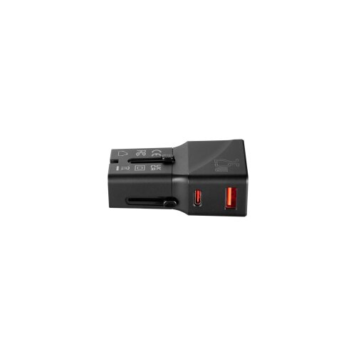Volkano adapter Globetrotter Series 25W Dual USB + Type-C Mini Travel Crni Cijene