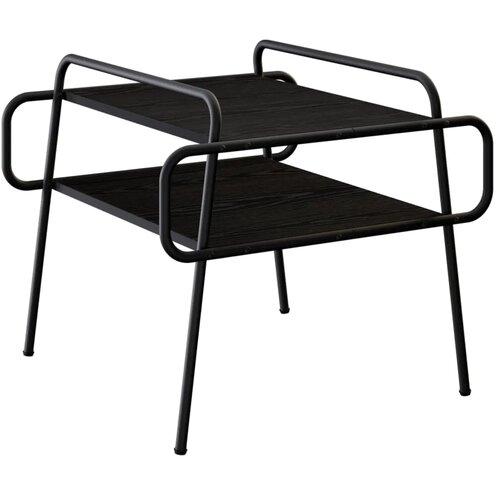  Stolić za kavu Crni hrast 50 x 50 x 51 cm Konstruirano drvo - Crni hrast 50 x 50 x 51 cm Slike