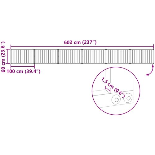  Vrata za pse 6 pcs Crna 100 x 60 cm Cinkani čelik Slike