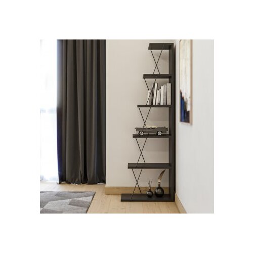 Hanah home Hanah Početna Tlos polica za knjige, antracit Cene
