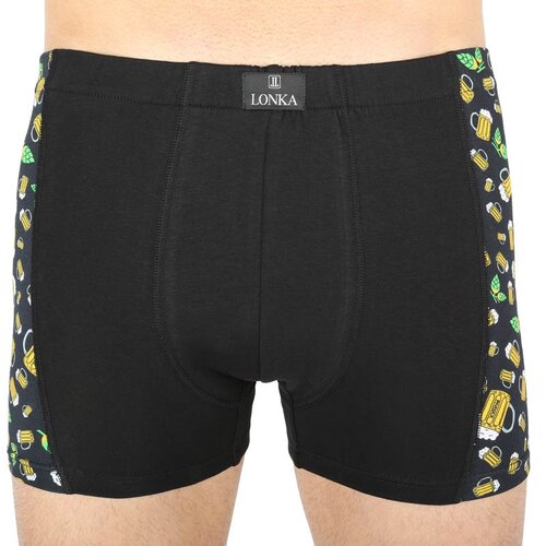 Lonka Men&amp;#039;s boxers black (Kamil beer small) Slike