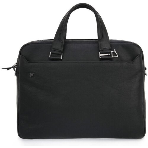 Piquadro Torbe za prenosnike N CARTELLA DUE MANICI Črna Slike