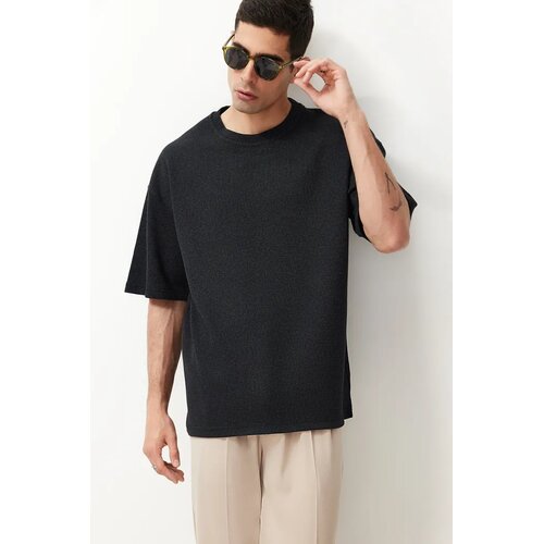 Trendyol Mu&scaron;ka majica TMNSS22TS00049, Antracit Cene