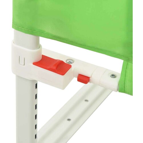 VidaXL sigurnosna ograda za dječji krevet zelena 150 x 25 cm tkanina Slike