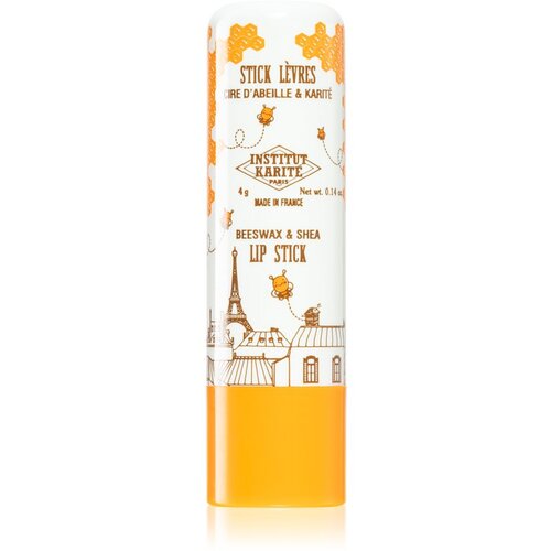 Institut Karit&amp;eacute; Paris Beeswax &amp;amp; Shea Lip Stick balzam za usne sa shea maslacem s mirisom Vanilla 4 g Slike