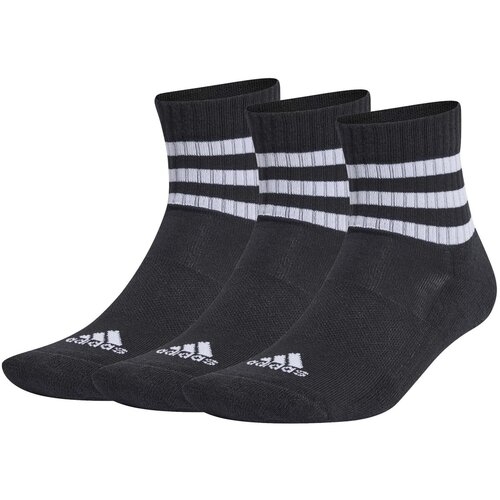 Adidas &amp;Scaron;portne nogavice 3S C Spw Mid 3P Črna Slike