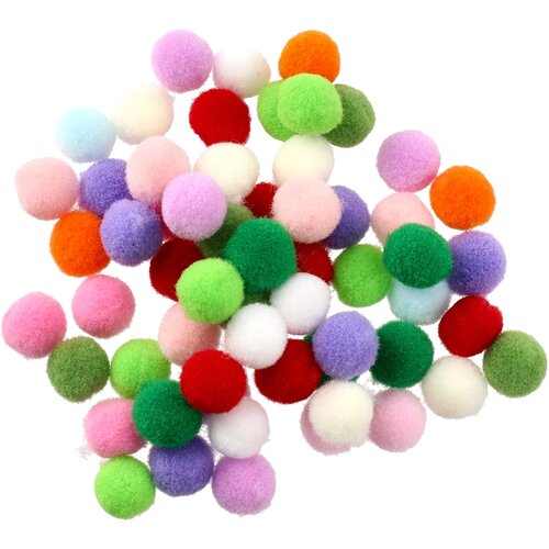  Crafty pom, kraft pom pom, miks, 10mm, 60K Cene