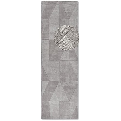 Villeroy & Boch Siva ručno rađena vunenia staza 80x250 cm Ursule – Cijene