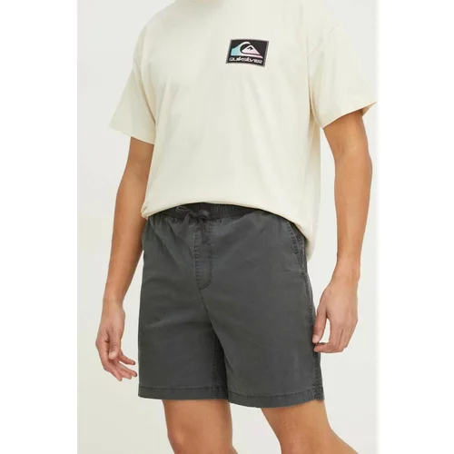 Quiksilver Kratke hlače za muškarce, boja: siva