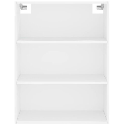  Visoka komoda bijela 69,5x34x180 cm konstruirano drvo Slike