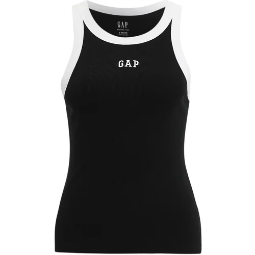 Gap Petite Top crna / bijela