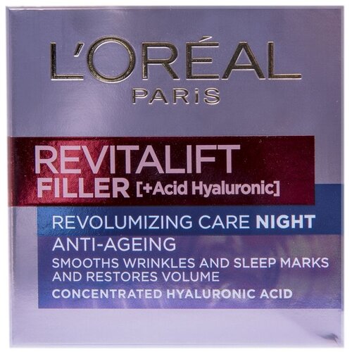 L´Oréal Paris nočna krema za obraz - Revitalift Filler Night Cream Cene