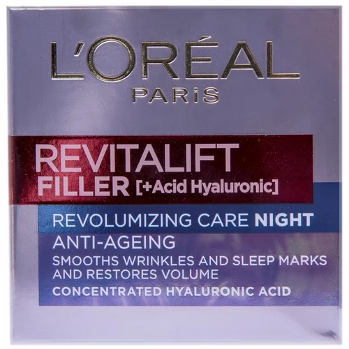 Loreal nočna krema za obraz - Revitalift Filler Night Cream