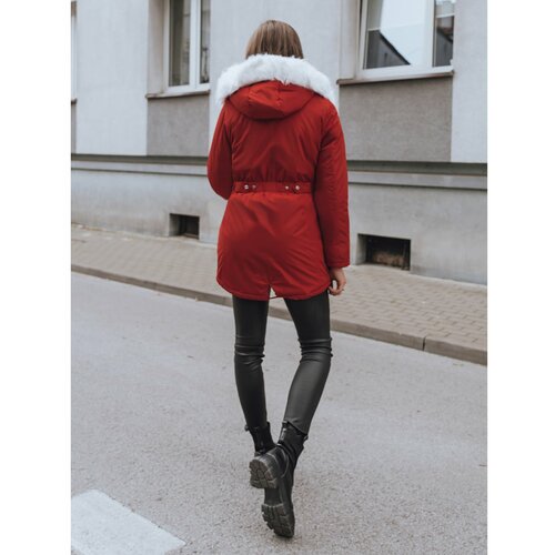 DStreet Women's parka jacket NELLY red TY2330 Slike