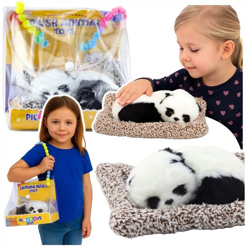Lean Toys Ljubka speča panda na blazini Cene