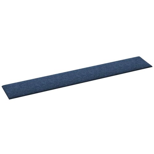  Zidna uzglavlja 12 pcs Plava 90 x 15 cm tkanina Slike