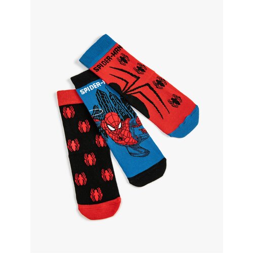 Koton Spider-Man Sock Set Licensed 3-Piece Cene