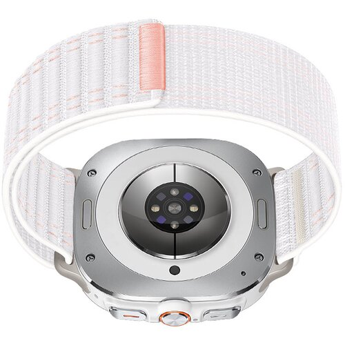 INF Pleteni najlonski pa&scaron;ček za uro Samsung Galaxy Watch Ultra - roza bela, (5000079079) Cene