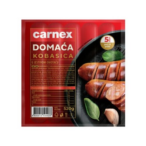 Carnex domaća kobasica 520g Cene