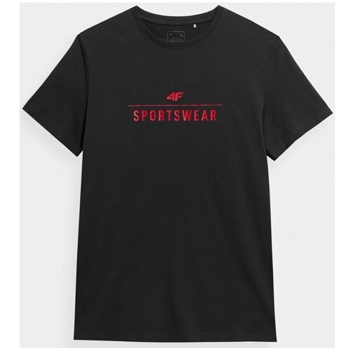 4f Majice s kratkimi rokavi TSHM539 Črna Slike