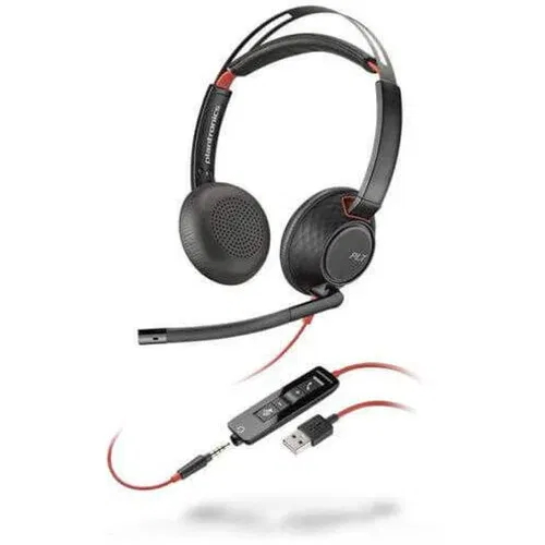 Poly Slušalke z mikrofonom Plantronics Blackwire 5220 USB-A (80R97AA / 207576-201) črn