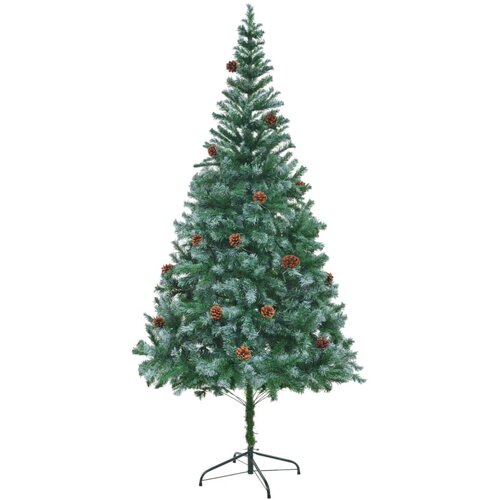 vidaXL Umetna Novoletna Jelka s Storži 210 cm Cene