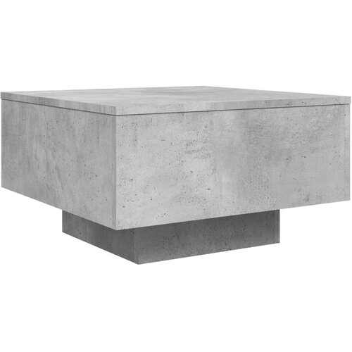 VidaXL Klubska mizica betonsko siva 55x55x31 cm inženirski les, (21008310) Slike