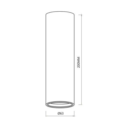  SPOT svetiljka GENESIS 1xGU10/8W/230V 20 cm crna Slike