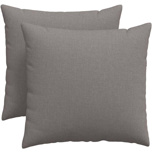 vidaXL Blazine za kavč 2 pcs Taupe 50 x 50 cm blago, (5000083923) Cene