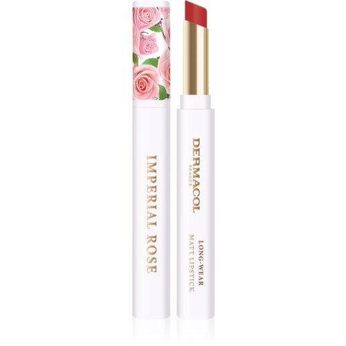 Dermacol Imperial Rose matirajući ruž za usne s mirisom ruže nijansa 04 1,6 g Slike