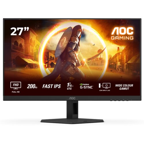  MONITOR AOC Gaming 27G4HRE 27" Fast IPS, 1920x1080, 200Hz, 0.5ms MPRT (1ms GtG), 300 cd/m2, 1000:1, Adaptive Sync, G-Sync Compatible, HDR10, 2x HDMI, Cijene