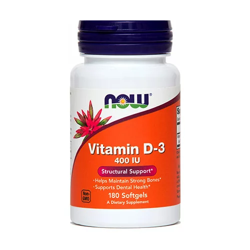 NOW Vitamin D3 400 IE, kapsule