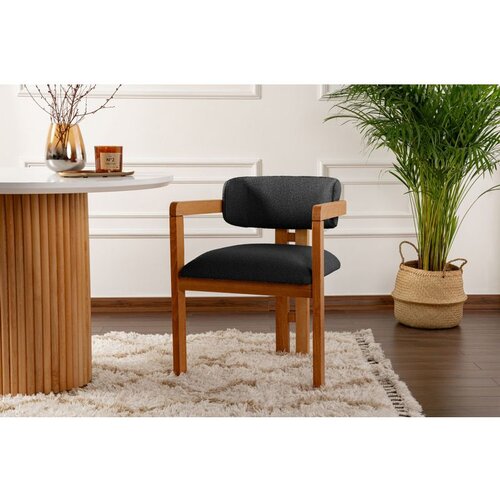 Hanah home stolica mistral - oak, dark grey dark greyoak chair Slike