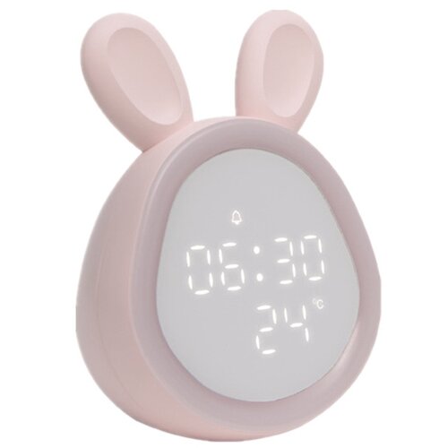 Venisymlis Digitalna Nočna Led Budilka Rabbit Wake Up - Roza, (22060563) Cene