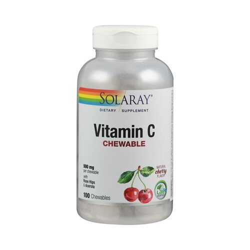 Solaray Vitamin C - žvečljive tablete Cene