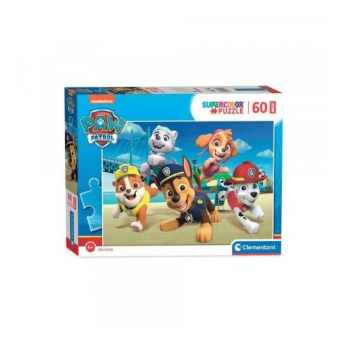Clementoni Tačke na patrulji: Maxi Super Color Puzzle 60 kosov - Cene