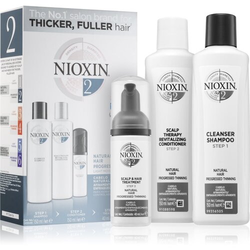 Nioxin System 2 Natural Hair Progressed Thinning poklon set (protiv gubitka kose) uniseks Cijene