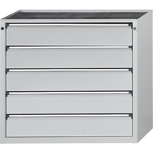 ANKE Predalnik brez vrhnje plošče, širina 1060 mm, nosilnost predala 200 kg, 5 predalov, sprednji deli svetlo siva Cene