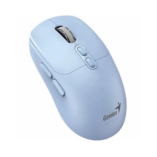 Genius NX-8080S bežični mi&amp;scaron;, Bluetooth i 2,4 GHz, tihe tipke, plavi Slike