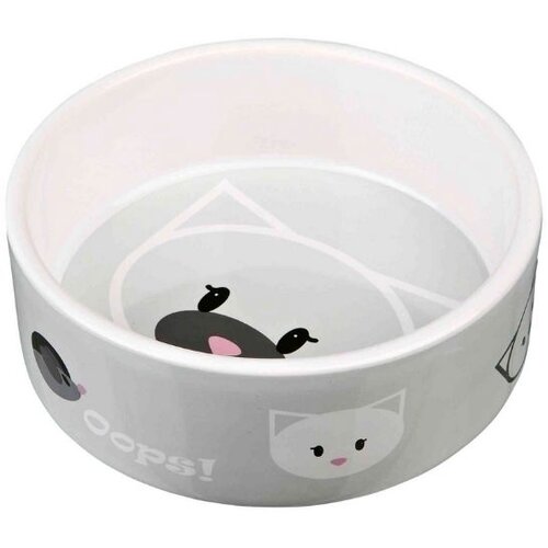 Trixie Posoda Keramična Mimi potisk mačka 0,3 l fi12 cm mix Slike