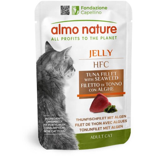 Almo Nature HFC Jelly - file tune in alge 55 g Cene