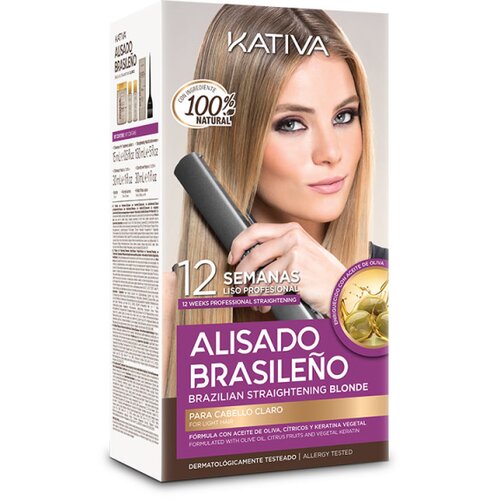 kativa Alisado Brasileno set za ravnanje kose peglom-za plavu kosu Slike