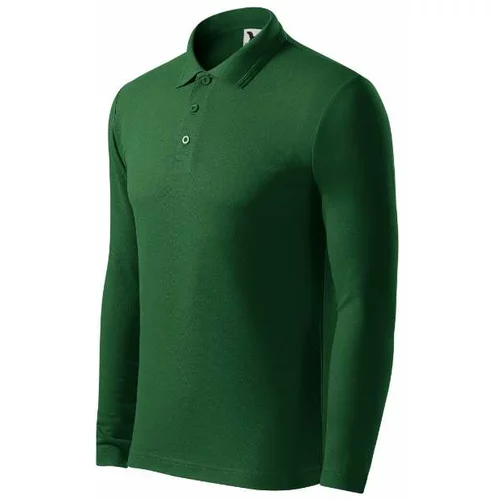  Pique Polo LS polo majica muška tamno zelena XL